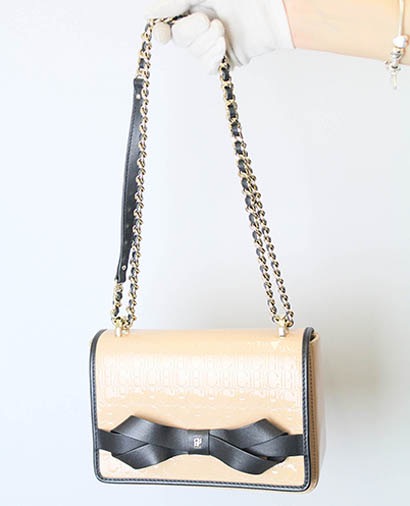 Masa Bag, 260&euro;, Beige, Cuero - Charol, Vista frontal